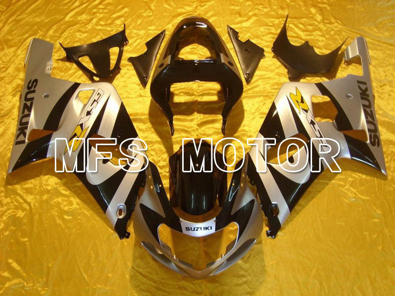 Suzuki GSXR600 2001-2003 Injection ABS Fairing - Factory Style - Black Silver - MFS4586 - Fairings Kit