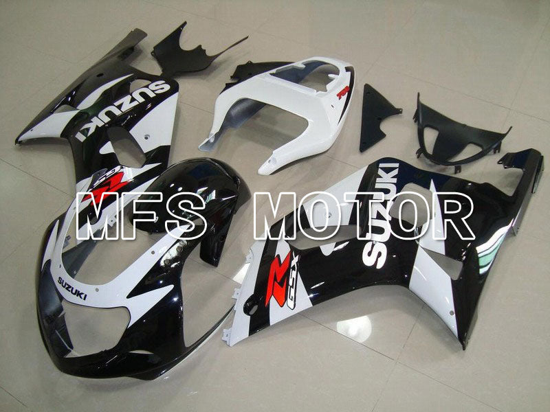 Suzuki GSXR750 2000-2003 Injection ABS Fairing - Factory Style - Black White - MFS7038 - Fairings Kit