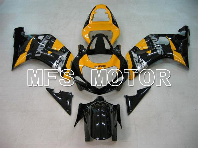 Suzuki GSXR600 2001-2003 Injection ABS Fairing - Factory Style - Black Yellow - MFS4603 - Fairings Kit