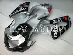 Suzuki GSXR600 2001-2003 Injection ABS Fairing - Factory Style - Black Silver - MFS4660 - Fairings Kit