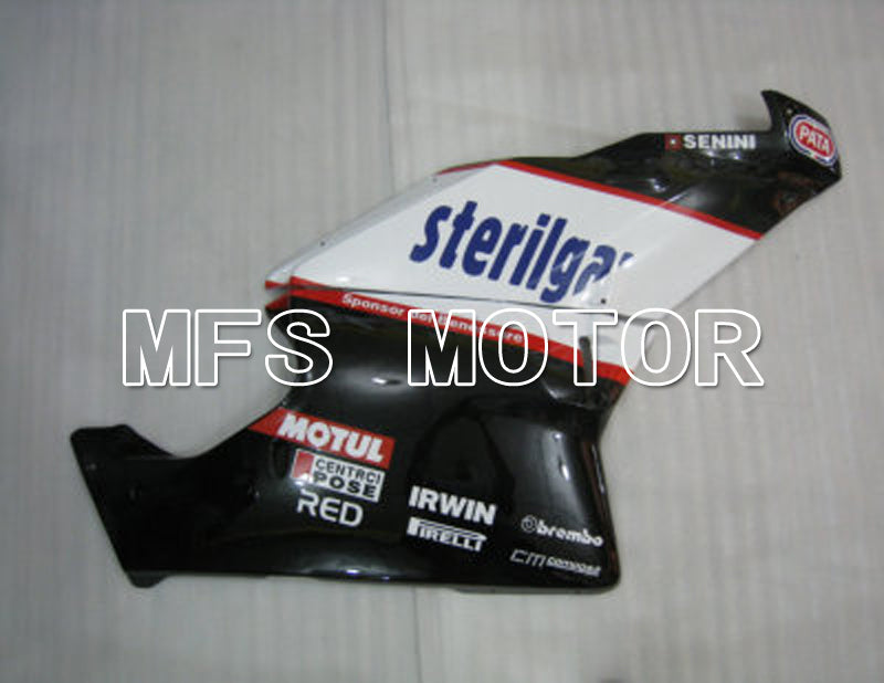 Ducati 749 / 999 2005-2006 Injection ABS Fairing - Sterilgarda - Black White - MFS4713 - Fairings Kit