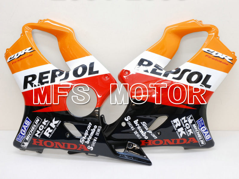 Honda CBR600 F4i 2004-2007 Injection ABS Fairing - Repsol - Black Red Orange - MFS4826 - Fairings Kit
