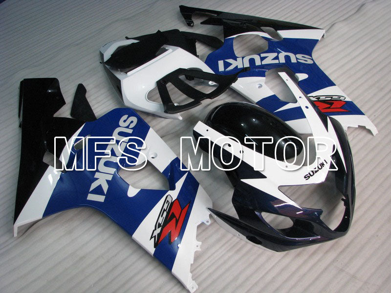 Suzuki GSXR600 GSXR750 2004-2005 Injection ABS Fairing - Factory Style - Blue White - MFS4828 - Fairings Kit