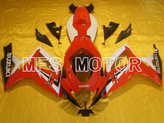 Suzuki GSXR600 GSXR750 2006-2007 Injection ABS Fairing - Factory - Red White - MFS5017 - Fairings Kit