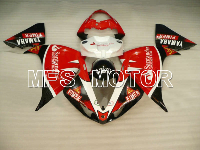 Yamaha YZF-R1 2009-2011 Injection ABS Fairing - Santander - Black Red - MFS5137 - Fairings Kit