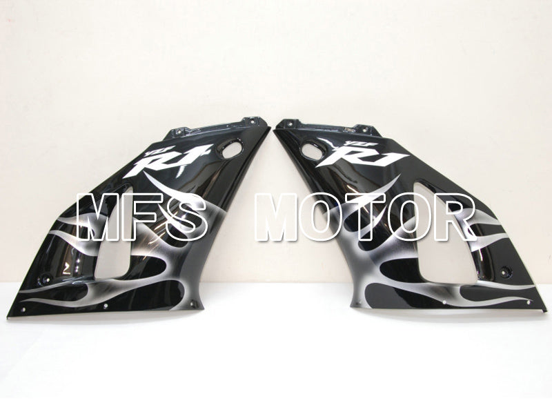 Yamaha YZF-R1 1998-1999 Injection ABS Fairing - Flame - Black Blue - MFS5179 - Fairings Kit