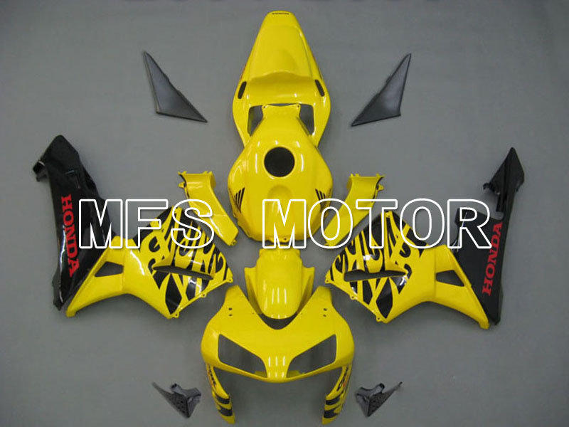 Honda CBR600RR 2003-2004 ABS Injection Fairing - Others - Yellow Black - MFS5184 - Fairings Kit