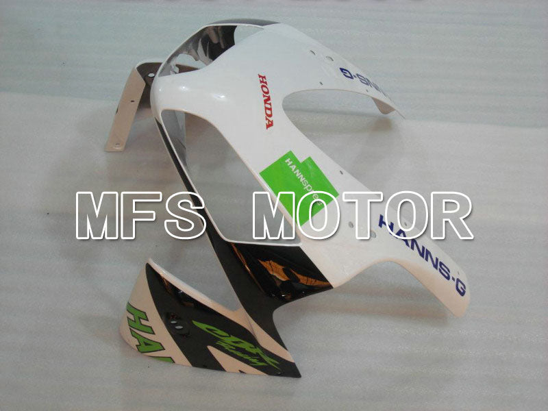 Honda CBR600RR 2003-2004 ABS Injection Fairing - HANN Spree - White Black - MFS5204 - Fairings Kit
