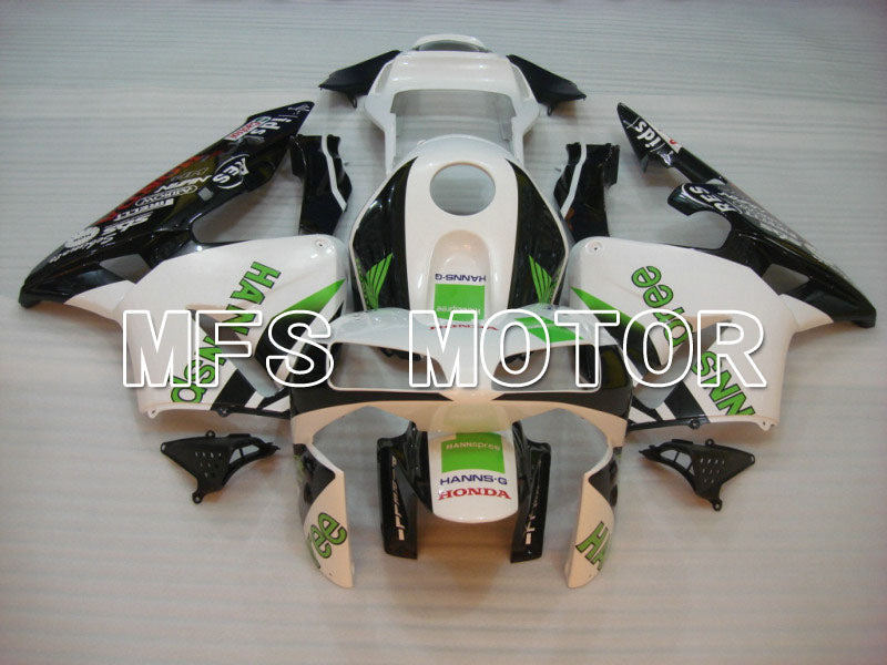 Honda CBR600RR 2003-2004 ABS Injection Fairing - HANN Spree - White Black - MFS5204 - Fairings Kit