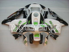Honda CBR600RR 2003-2004 ABS Injection Fairing - HANN Spree - White Black - MFS5204 - Fairings Kit