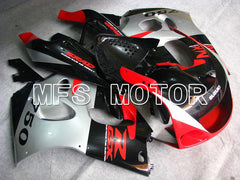 Suzuki GSXR750 1996-1999 ABS Fairing - Factory Style - Black Red Silver - MFS6899 - Fairings Kit