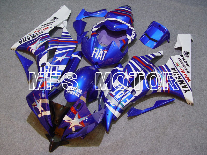 Yamaha YZF-R6 2006-2007 Injection ABS Fairing - FIAT - Blue White - MFS5302 - Fairings Kit