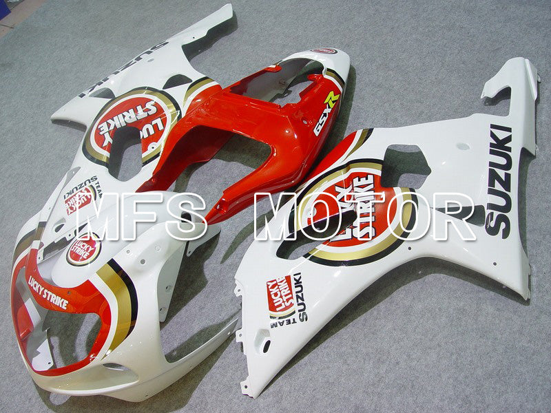 Suzuki GSXR1000 2000-2002 Injection ABS Fairing - Lucky Strike - Red White - MFS5431 - Fairings Kit