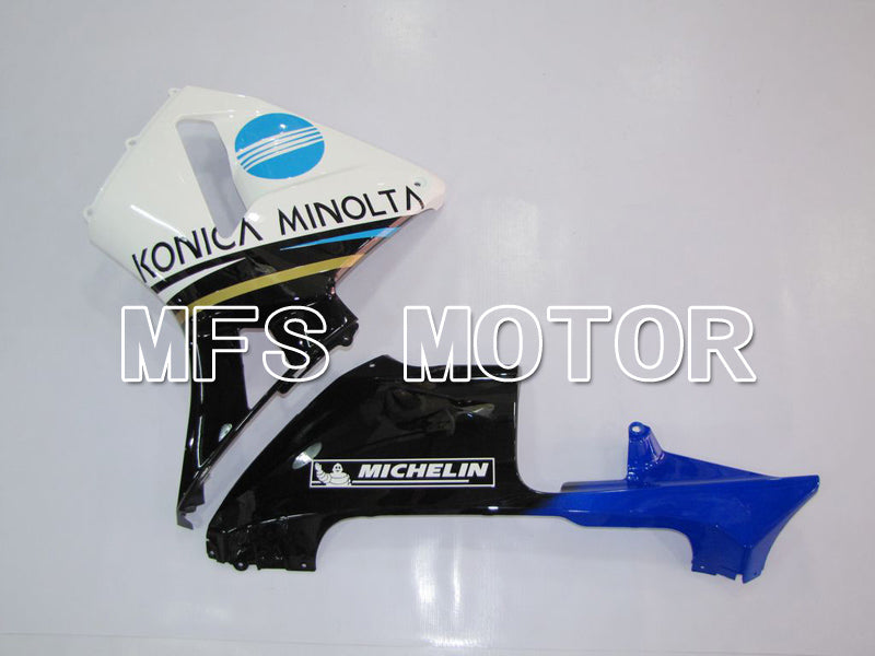Honda CBR600RR 2003-2004 Injection ABS Fairing - Konica Minolta - White Black Blue - MFS5523 - Fairings Kit