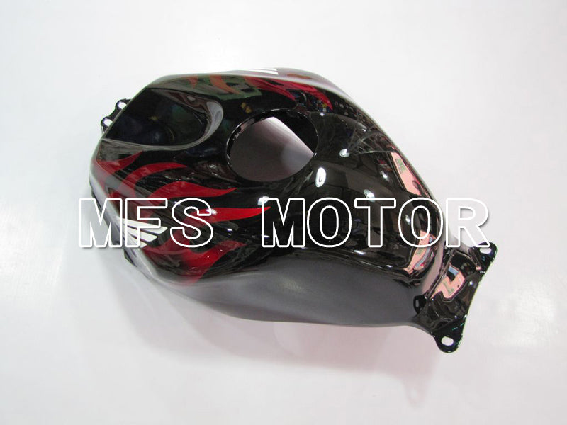 Honda CBR600RR 2003-2004 ABS Injection Fairing - Flame - Red wine color Black - MFS5525 - Fairings Kit
