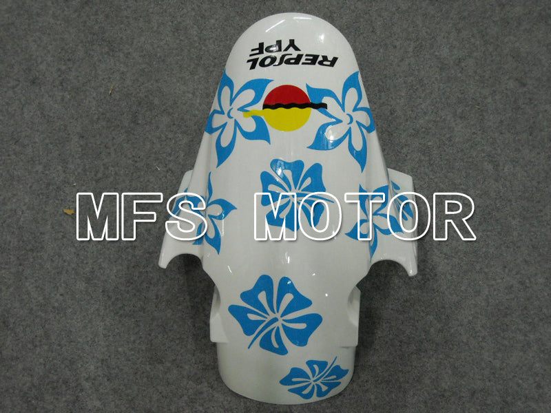 Honda CBR600RR 2003-2004 ABS Injection Fairing - Nastro Azzurro - White Blue - MFS5535 - Fairings Kit