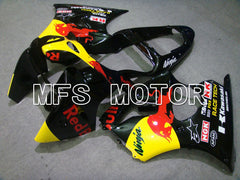 Kawasaki NINJA ZX6R 2000-2002 Injection ABS Fairing - Red Bull - Black - MFS5590 - Fairings Kit