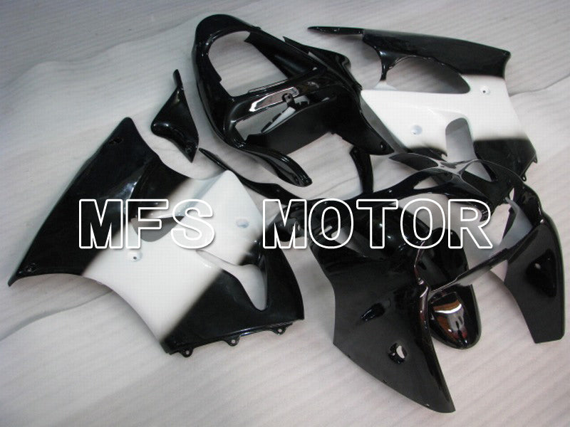 Kawasaki NINJA ZX6R 2000-2002 Injection ABS Fairing - Factory Style - Black White - MFS5605 - Fairings Kit