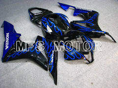 Honda CBR600RR 2007-2008 Injection ABS Fairing - Flame - Black Blue - MFS5624 - Fairings Kit