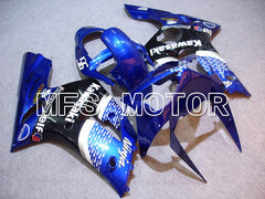 Kawasaki NINJA ZX6R 2003-2004 Injection ABS Fairing - Factory Style - Blue - MFS5633 - Fairings Kit
