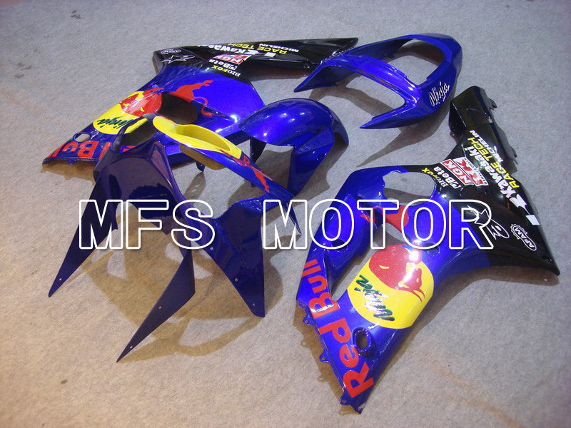 Kawasaki NINJA ZX6R 2003-2004 Injection ABS Fairing - Red Bull - Blue - MFS5643 - Fairings Kit