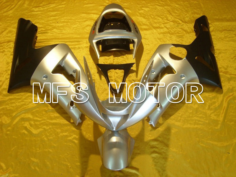 Kawasaki NINJA ZX6R 2003-2004 Injection ABS Fairing - Factory Style - Silver - MFS5667 - Fairings Kit