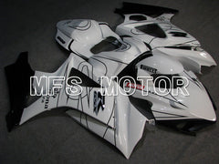 Suzuki GSXR1000 2007-2008 Injection ABS Fairing - Corona - Black White - MFS5683 - Fairings Kit