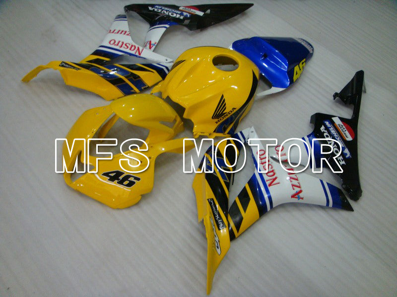 Honda CBR600RR 2007-2008 Injection ABS Fairing - Nastro Azzurro - Yellow Blue - MFS5686 - Fairings Kit