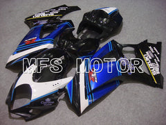 Suzuki GSXR1000 2007-2008 Injection ABS Fairing - Corona - Black White Blue - MFS5687 - Fairings Kit