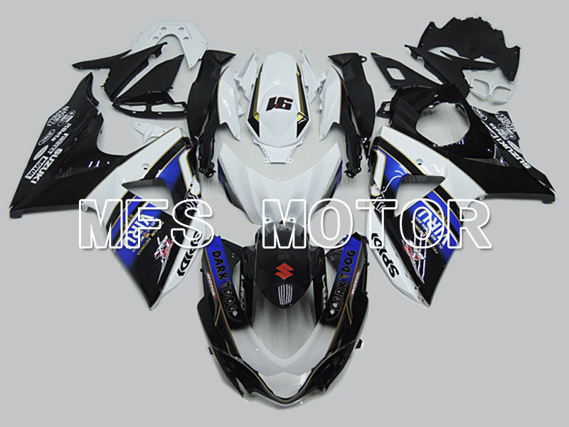 Suzuki GSXR1000 2009-2016 Injection ABS Fairing - Dark Dog - Black White Blue - MFS5756 - Fairings Kit
