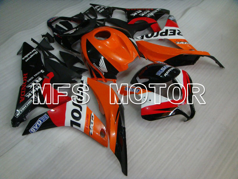Honda CBR600RR 2007-2008 Injection ABS Fairing - Repsol - Black Red Orange - MFS5810 - Fairings Kit