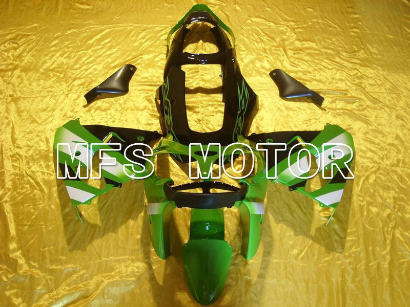 Kawasaki NINJA ZX9R 2000-2001 ABS Fairing - Factory Style - Black Green - MFS5896 - Fairings Kit