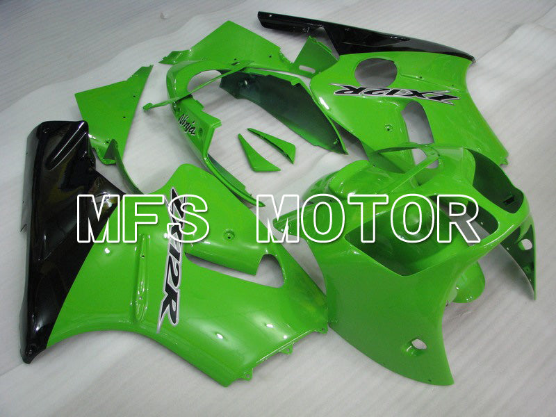 Kawasaki NINJA ZX12R 2000-2001 Injection ABS Fairing - Factory Style - Black Green - MFS6039 - Fairings Kit