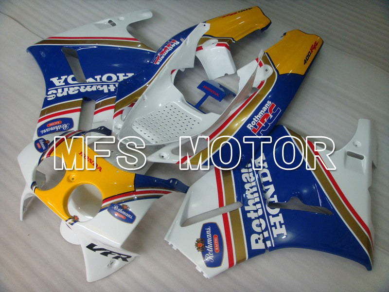Honda VFR400R NC30 1990-1993 ABS Fairing - Rothmans - Blue White - MFS6299 - Fairings Kit