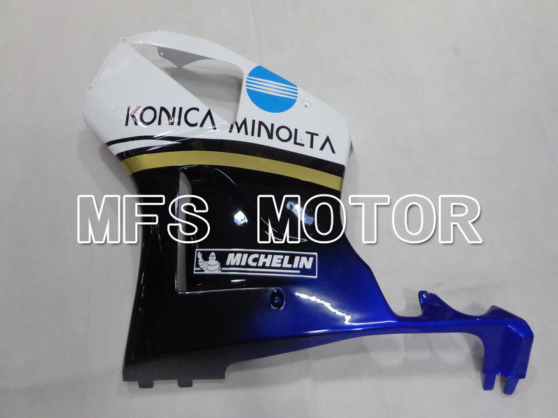 Honda VTR1000 RC51 2000-2006 ABS Fairing - Konica Minolta - White Black Blue - MFS6360 - Fairings Kit