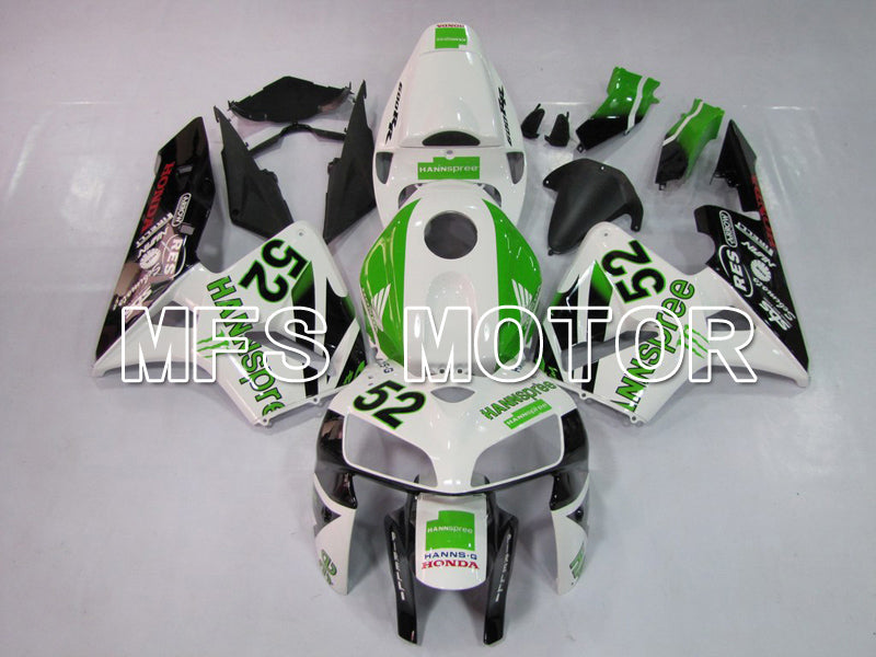 Honda CBR600RR 2005-2006 Injection ABS Fairing - HANN Spree - Black White Green - MFS6378 - Fairings Kit