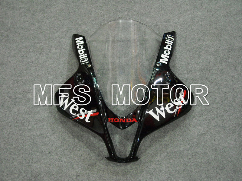 Honda CBR600RR 2007-2008 Injection ABS Fairing - West - Black White - MFS6397 - Fairings Kit
