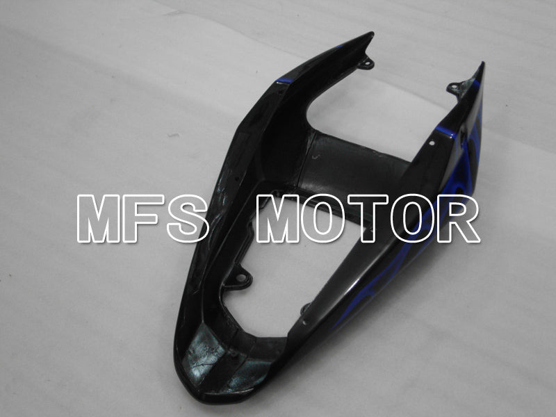 Suzuki GSXR600 GSXR750 2004-2005 Injection ABS Fairing - Flame - Black Blue - MFS6424 - Fairings Kit