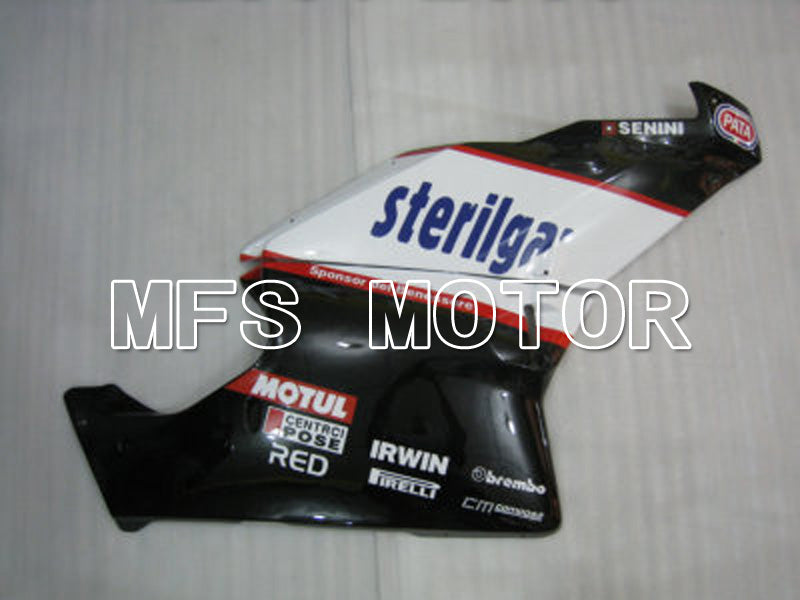 Ducati 749 / 999 2003-2004 Injection ABS Fairing - Sterilgarda - Black White - MFS6430 - Fairings Kit