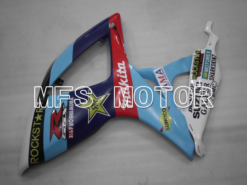 Suzuki GSXR600 GSXR750 2006-2007 Injection ABS Fairing - DUNLOP - Blue - MFS6431 - Fairings Kit