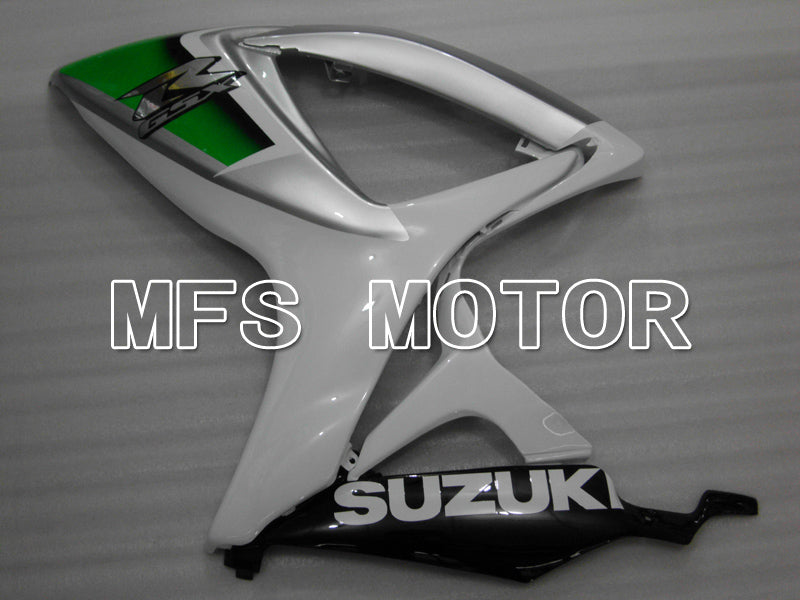 Suzuki GSXR600 GSXR750 2006-2007 Injection ABS Fairing - Factory - White Green - MFS6436 - Fairings Kit