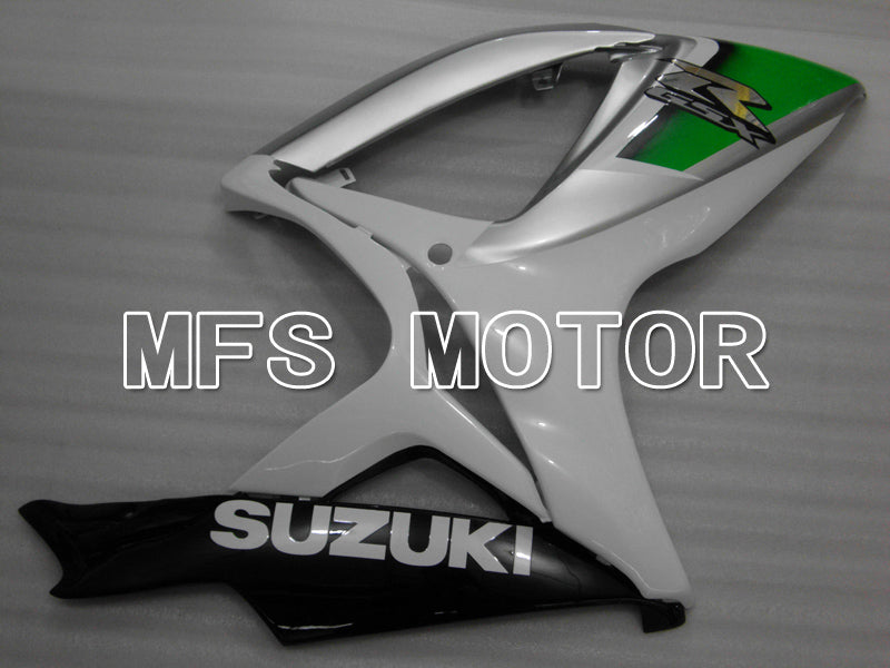 Suzuki GSXR600 GSXR750 2006-2007 Injection ABS Fairing - Factory - White Green - MFS6436 - Fairings Kit