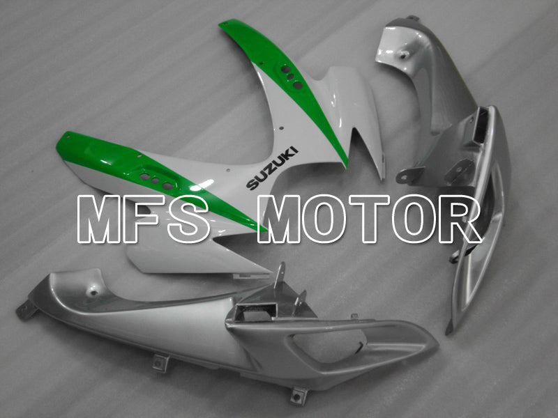 Suzuki GSXR600 GSXR750 2006-2007 Injection ABS Fairing - Factory - White Green - MFS6436 - Fairings Kit