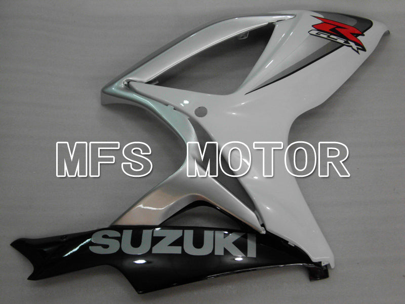 Suzuki GSXR600 GSXR750 2006-2007 Injection ABS Fairing - Factory - White Silver - MFS6438 - Fairings Kit