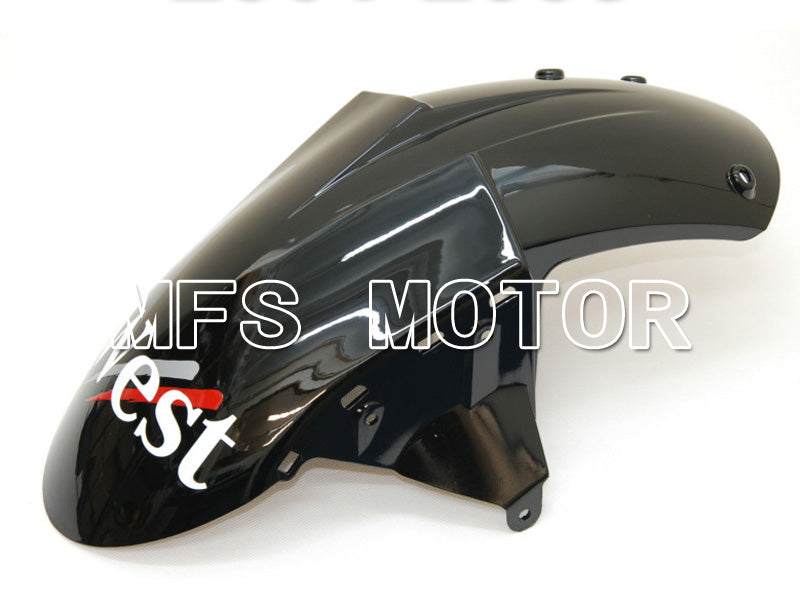 Kawasaki NINJA ZX10R 2004-2005 Injection ABS Fairing - West - Black White - MFS6445 - Fairings Kit