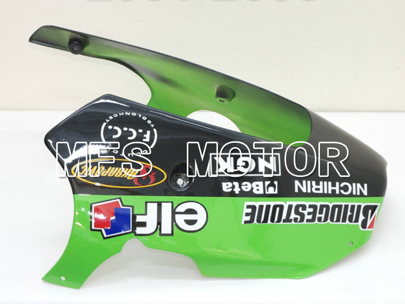 Kawasaki NINJA ZX9R 2000-2001 ABS Fairing - Monster - Black Green - MFS6448 - Fairings Kit