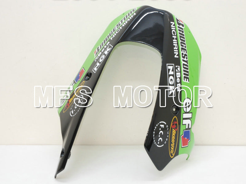 Kawasaki NINJA ZX9R 2000-2001 ABS Fairing - Monster - Black Green - MFS6448 - Fairings Kit