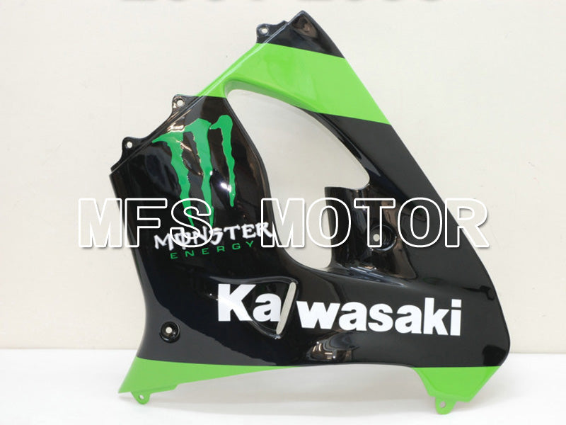 Kawasaki NINJA ZX9R 2000-2001 ABS Fairing - Monster - Black Green - MFS6448 - Fairings Kit