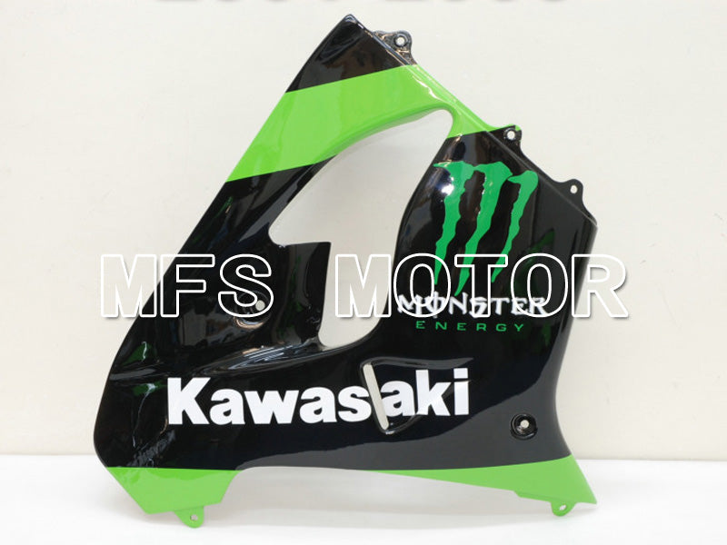 Kawasaki NINJA ZX9R 2000-2001 ABS Fairing - Monster - Black Green - MFS6448 - Fairings Kit