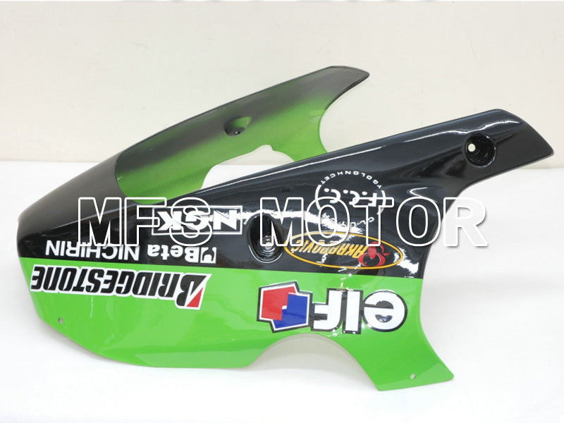 Kawasaki NINJA ZX9R 2000-2001 ABS Fairing - Monster - Black Green - MFS6448 - Fairings Kit